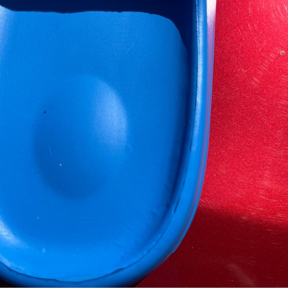 Blue EVA Algae Foam Slide Yeezy Type HI Res Blue size 12 Mens - Picture 7 of 11